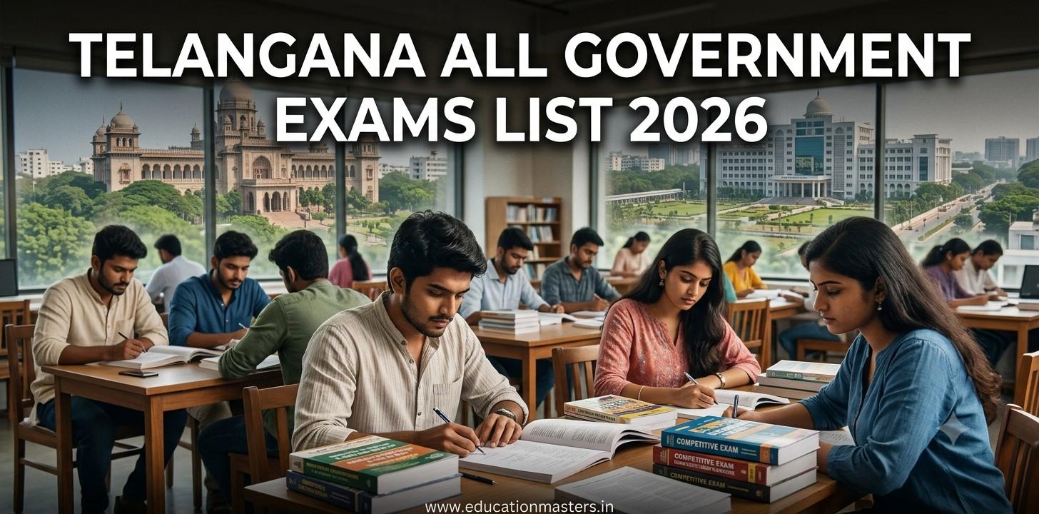 telengana govt exam list 2027